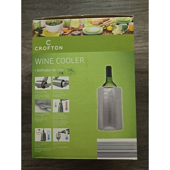 New Crofton Black Wine Cooler With Removable Cooling Element - Picture 2 of 2